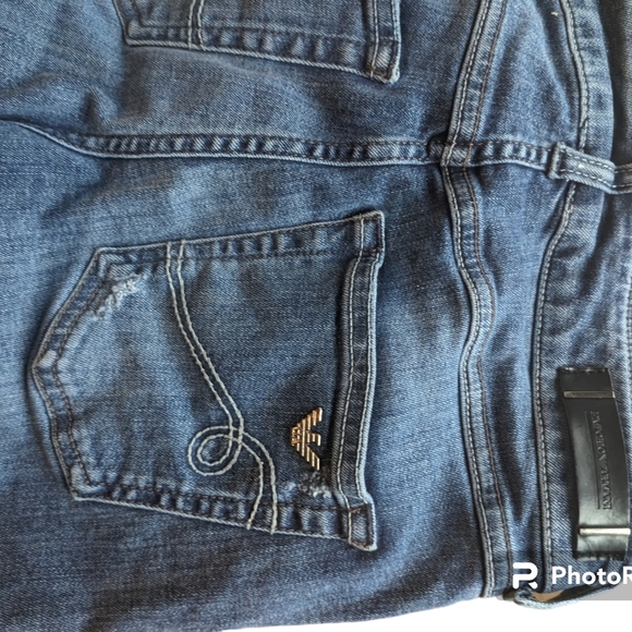 Emporio Armani Sarah Flare Leg Jeans Size 27 - Picture 2 of 8